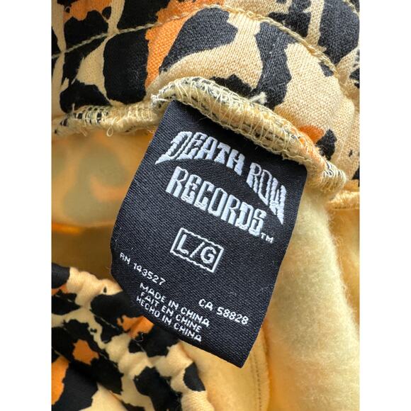 Dr. Bombay Printed Pull On Drawstring Fleece Sweatpant Cheetah Women's Size L - Picture 5 of 7